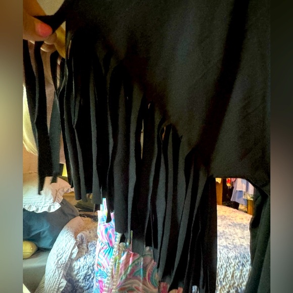 Black Fringe plus top - Picture 2 of 5